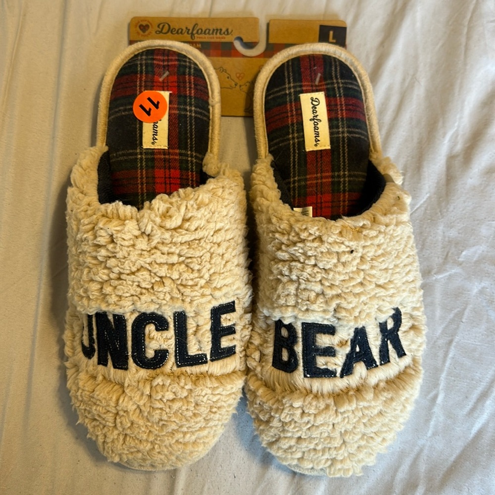 Men’s Uncle Bear house slippers